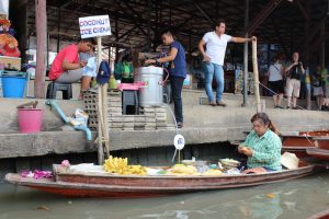 Schwimmender Markt Bangkok